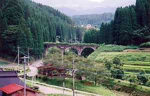 旧国鉄宮原線堂山橋梁