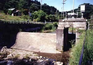 徳田発電所取水所