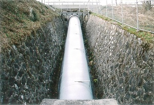 上斎原発電所鉄管路擁壁及び本館擁壁