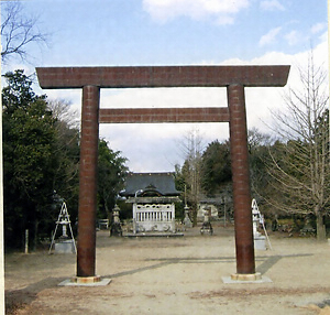 上の島神明神社鳥居