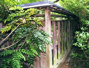 大箸家住宅内塀