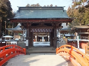 櫛引八幡宮 南門