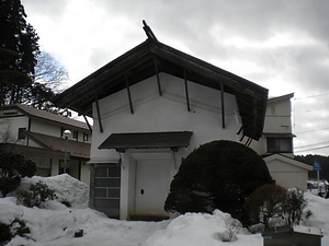 嵯峨家住宅（秋田県秋田市大平目長崎） 北米蔵