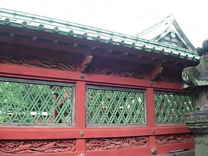 東照宮社殿 透塀