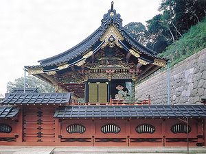 神部神社浅間神社 北透塀