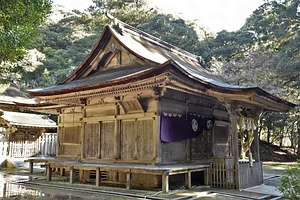 樗谿神社 拝殿及び幣殿
