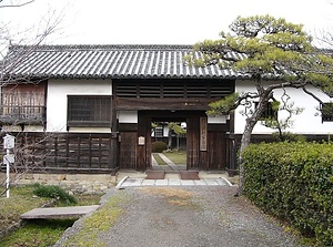 渡部家住宅(愛媛県松山市東方町) 表門