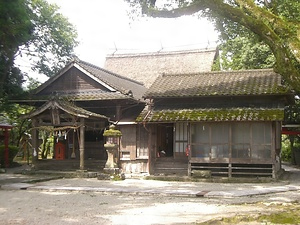 老神神社 拝殿及び神供所