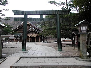 出雲大社 銅鳥居