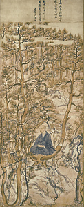 紙本著色明恵上人像