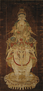 絹本著色普賢延命像