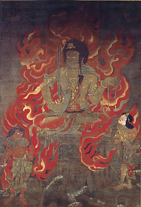絹本著色五大尊像
