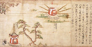 紙本著色法華経絵巻