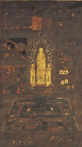 絹本著色善光寺如来縁起絵