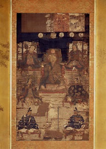 絹本著色八幡曼荼羅図