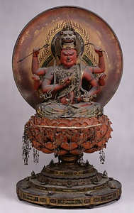 厨子入木造愛染明王坐像