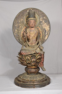 乾漆虚空蔵菩薩半跏像〈／（虚空蔵堂安置）〉