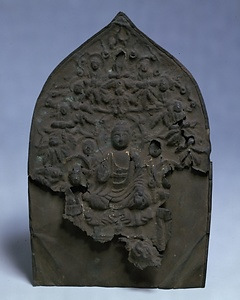 銅板押出仏像（法隆寺献納）