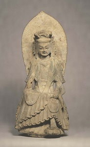 石造菩薩半跏像