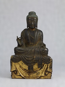 銅造如来坐像（法隆寺献納）