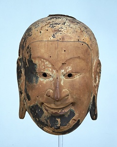 木造伎楽面<br />
乾漆伎楽面<br />
　　　　　　（法隆寺献納）
