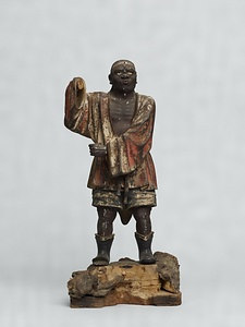 木造〈持国天／増長天〉眷属立像