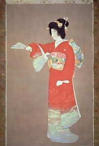 序の舞〈上村松園筆／絹本著色〉