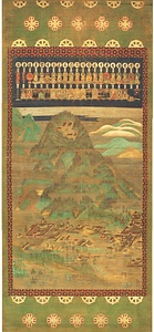 絹本著色日吉山王宮曼荼羅図