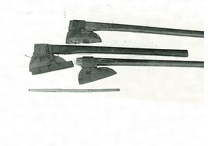 津具の山樵用具および加工品