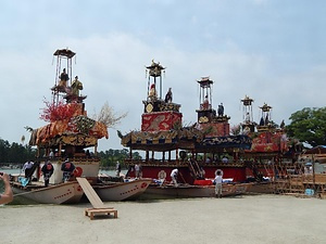 尾張津島天王祭の車楽舟行事