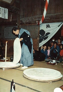 鵜川菅原神社のイドリ祭り