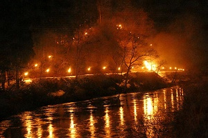 阿仁地方の万灯火