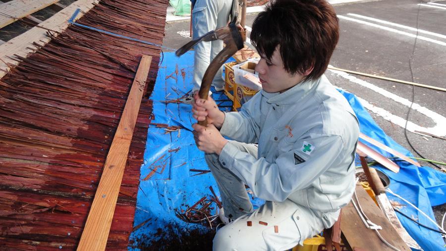 檜皮葺・柿葺 ひわだぶき・こけらぶき