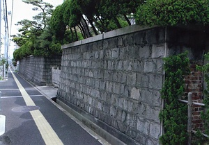 寺田家住宅石垣塀