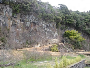 竹田の阿蘇火砕流堆積物