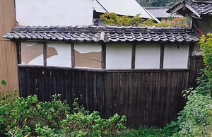 石堂家住宅東北塀