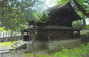 向日神社末社天満宮社瑞垣