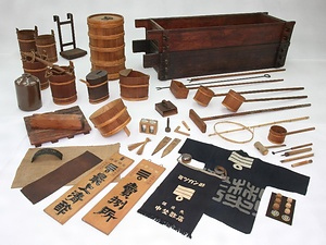 半田の酢醸造用具