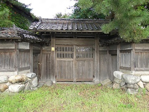 旧馬場家住宅西門及び西塀
