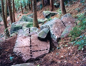 江戸城石垣石丁場跡