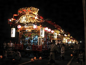 花輪祭の屋台行事