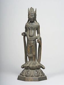 銅造観音菩薩立像