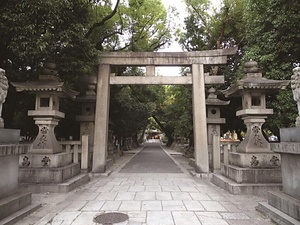 住吉大社南脇参道角鳥居