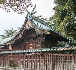 越谷久伊豆神社本殿