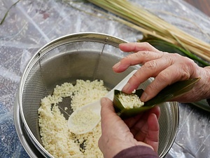 庄内の笹巻製造技術