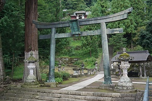 妙義神社 銅鳥居