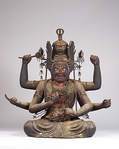 木造愛染明王坐像