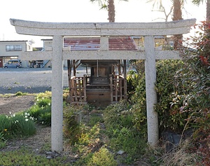 笹森家住宅屋敷社鳥居