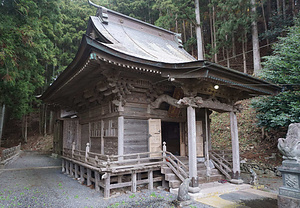 久須師神社拝殿（旧薬師堂）