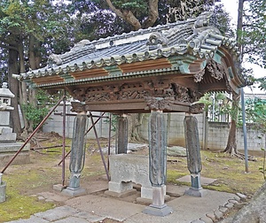 旧茂木佐平治家住宅金宝殿手水舎